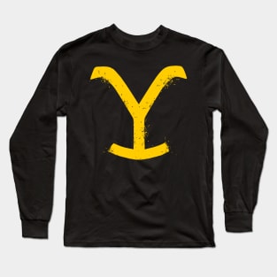 yellow crack Long Sleeve T-Shirt